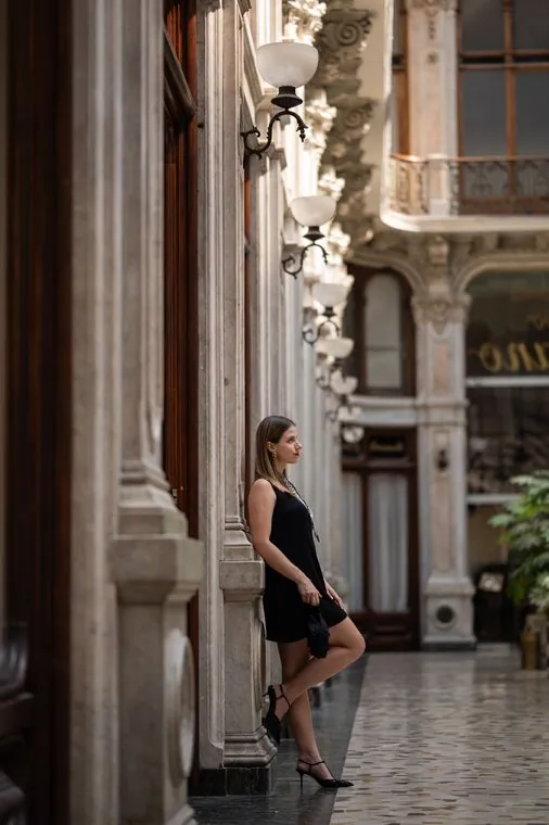 Bea Dummer na Galleria Subalpina, em Torino