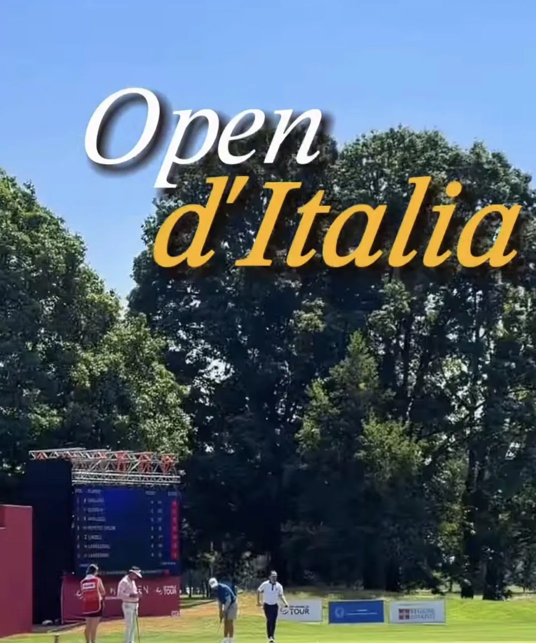 Vídeo de cobertura do Open d'Italia de golfe